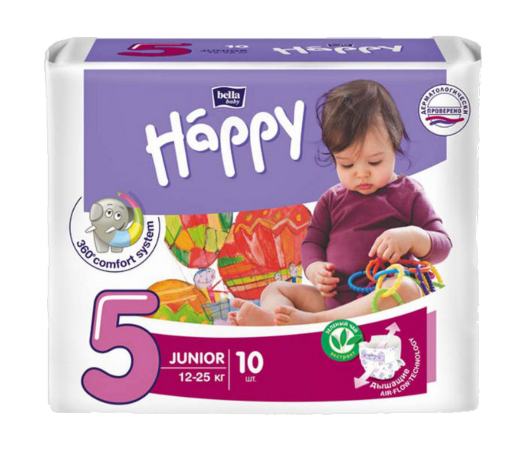 фото упаковки Bella Baby Happy Junior Подгузники детские