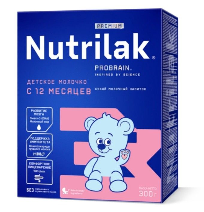 фото упаковки Nutrilak Premium 3 Детский сухой молочный напиток