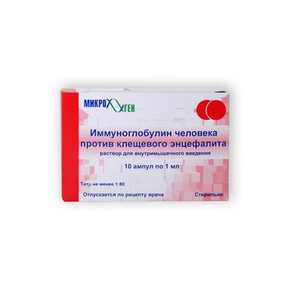 фото упаковки Иммуноглобулин человека против клещевого энцефалита