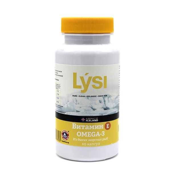 фото упаковки Lysi Витамин Е и Омега-3