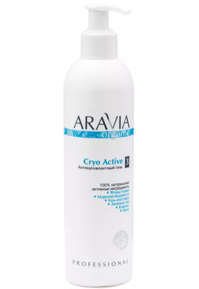 фото упаковки Aravia Professional Cryo Active Антицеллюлитный гель