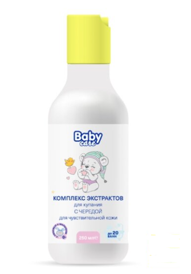 фото упаковки Baby Care Экстракт жидкий для купания с чередой