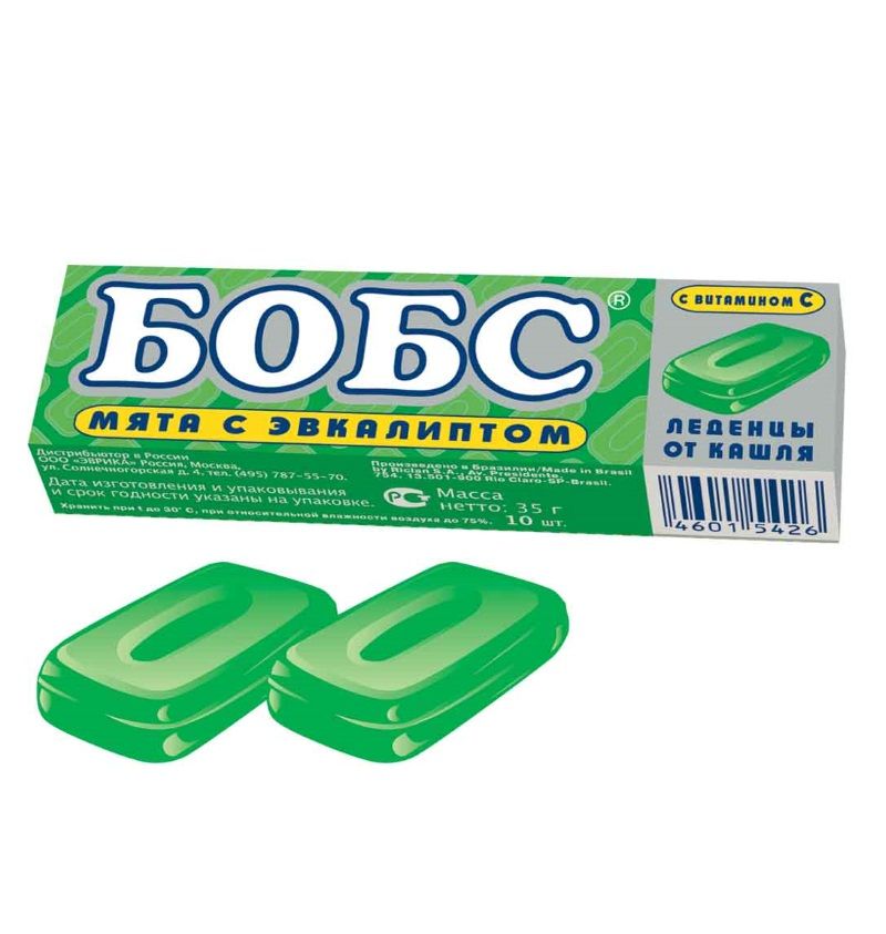 фото упаковки БОБС леденцы с витамином C