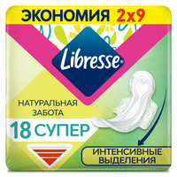 фото упаковки Libresse natural care супер прокладки