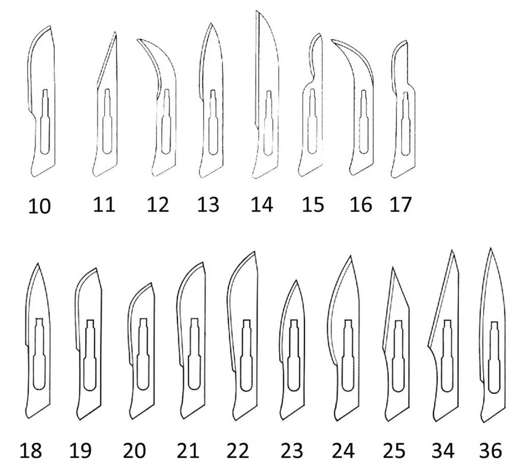 Апексмед Лезвие к скальпелю стерильное, р. 10, нержавеющая сталь, 1 шт.