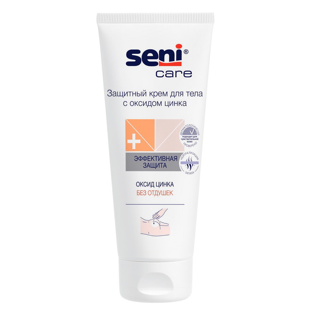 фото упаковки Seni Care Крем для тела защитный с оксидом цинка