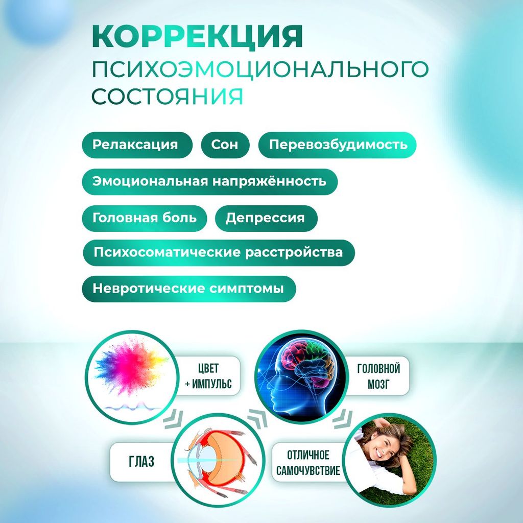 Selfdocs Vizion Аппарат визульной цветоимпульсной терапии, аппарат физиотерапевтический, 1 шт.