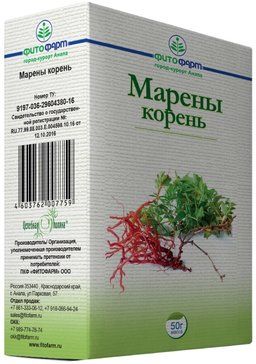 Марены корень, 50 г, 1 шт.