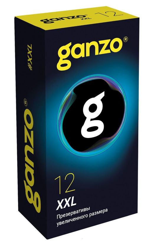 Ganzo XXL Презервативы, увеличенного размера, 12 шт.