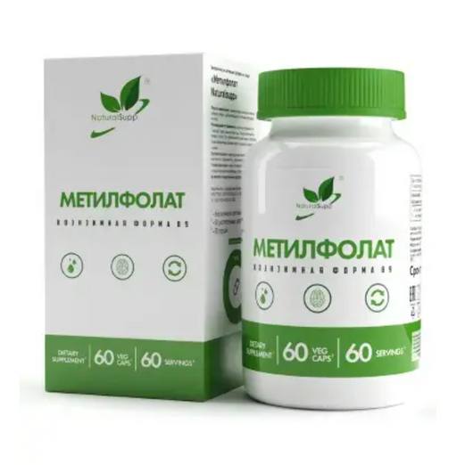 Naturalsupp Метилфолат, капсулы, 60 шт.