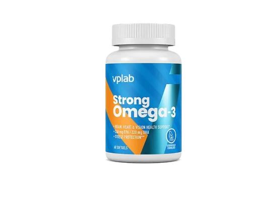 Vplab Strong Omega-3, капсулы, 60 шт.