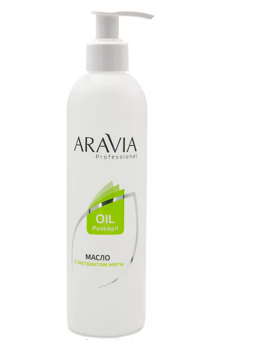 Aravia Professional Масло после депиляции, масло, с экстрактом мяты, 300 мл, 1 шт.