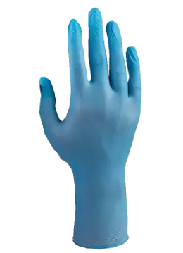 Safe&Care Перчатки нитриловые нестерильные, M, перчатки, голубого цвета, 1 шт.
